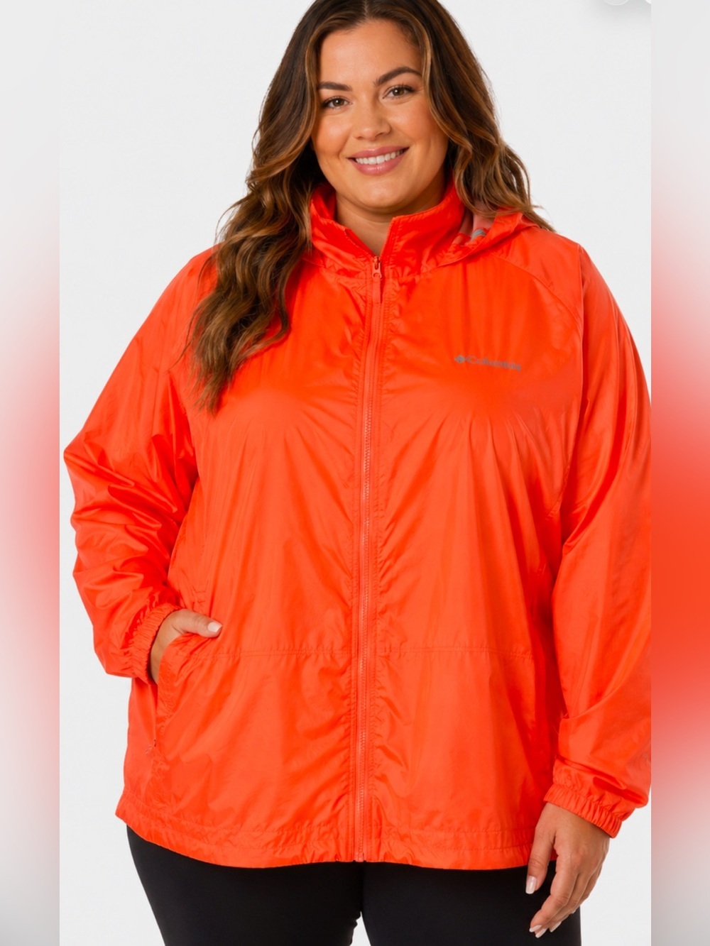 Columbia Coral Lightweight Hooded Jacket Women’s Size 2XL | Outdoor Activewear |